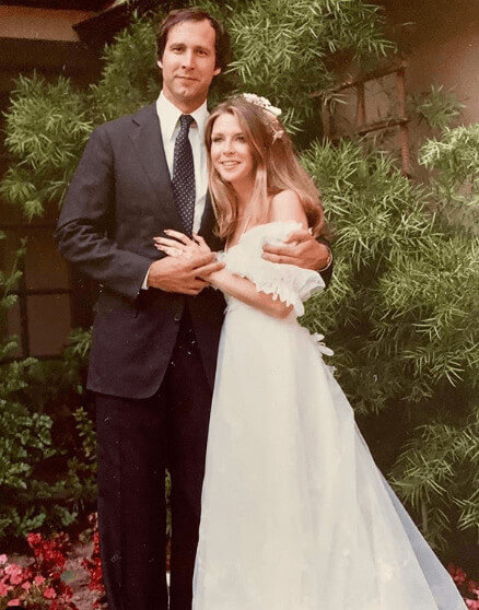 Caley Leigh Chase Father Chevy Chase And Mother Jayni Chase On Their Wedding
